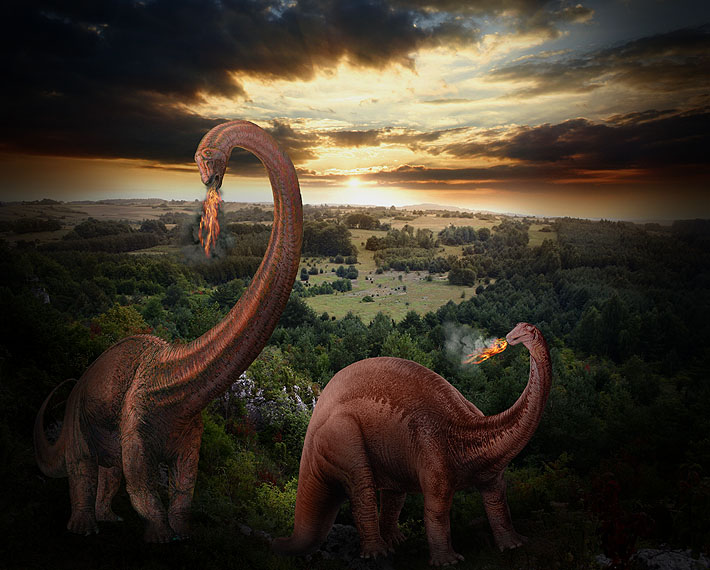 Dinozaury ziej�ce ogniem